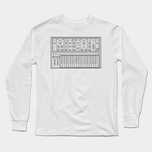 Vintage Synthesizer Long Sleeve T-Shirt